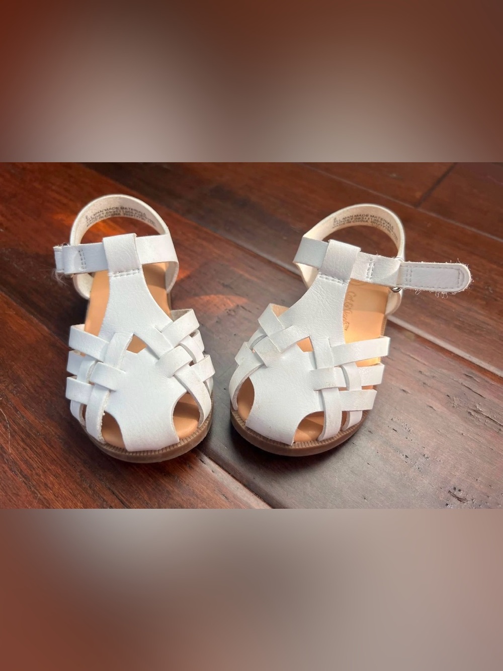 Cat & Jack White Woven Fisherman Sandals for Kids